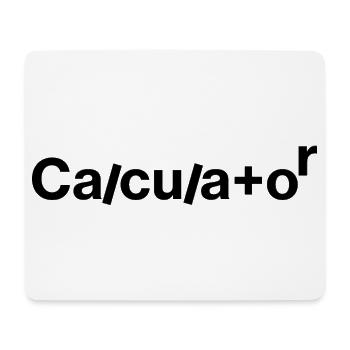 calculator - Mousepad (Querformat) - Weiß - Vorne