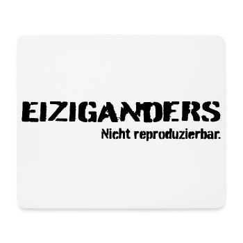 Einziganders - Mousepad (Querformat) - Weiß - Vorne