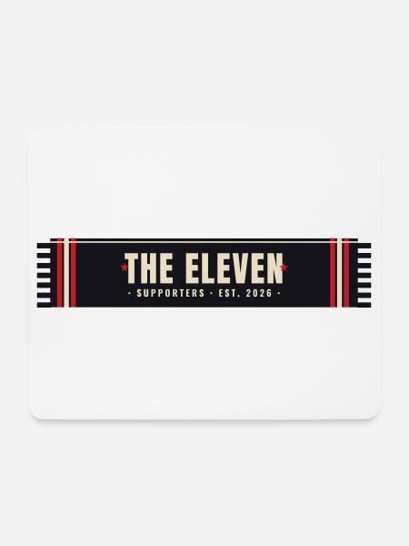 Die Elf — Design des Stützerschals - Mousepad (Querformat) - Weiß