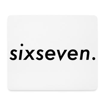 Six-seven - Mousepad (Querformat) - Weiß - Vorne