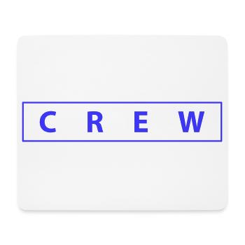 crew_01- - Mousepad (Querformat) - Weiß - Vorne