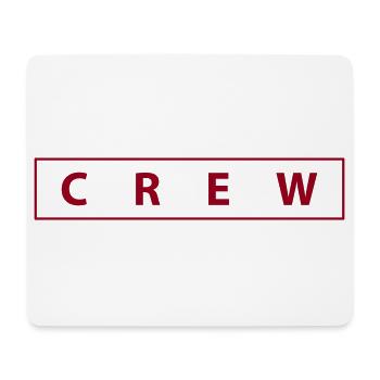 crew - Mousepad (Querformat) - Weiß - Vorne