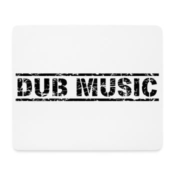 Dub Music - Mousepad (Querformat) - Weiß - Vorne