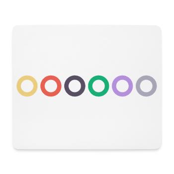 Code couleur des cordes de guitare | Concert, Rock, Musique - Tapis de souris (format paysage) - blanc - Devant