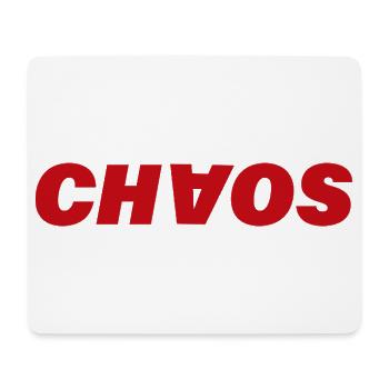 CHAOS - Mousepad (Querformat) - Weiß - Vorne