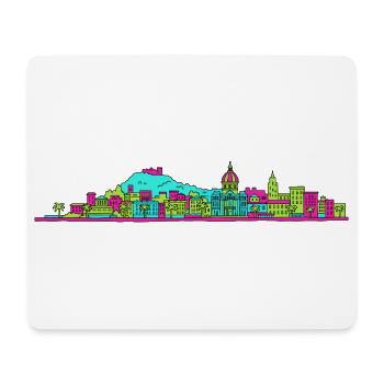 Nice City Skyline Promenade des Anglais Art - Mouse Pad (horizontal) - white - Front
