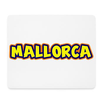 Mallorca Schriftzug - Mousepad (Querformat) - Weiß - Vorne