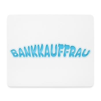 Geschenk für Bankkauffrau - Mousepad (Querformat) - Weiß - Vorne