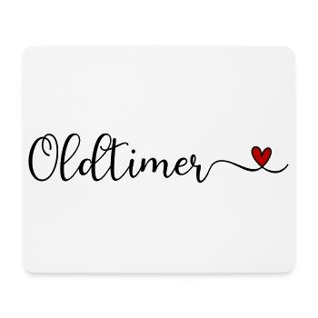 Oldtimer - Mousepad (Querformat) - Weiß - Vorne