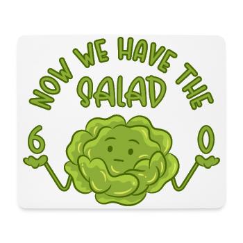 60 Now we have the salad - Geschenk 60. Geburtstag - Mousepad (Querformat) - Weiß - Vorne