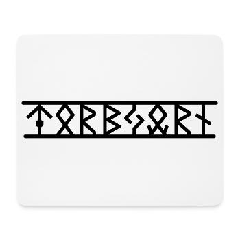 Torbjörn - Mousepad (Querformat) - Weiß - Vorne