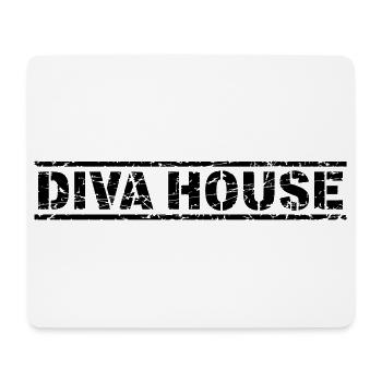 Diva House - Mousepad (Querformat) - Weiß - Vorne