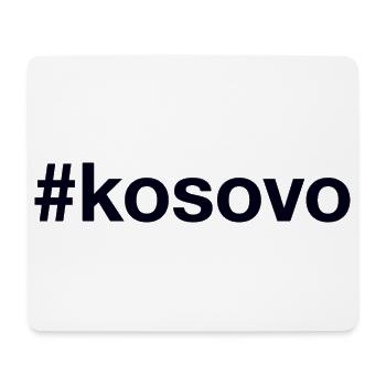 KOSOVO Hashtag - Tapis de souris (format paysage) - blanc - Devant