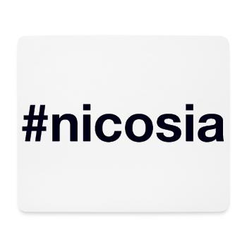 NICOSIA Hashtag Nikosia Cyprus Zypern - Mousepad (Querformat) - Weiß - Vorne