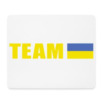 Support Team Ukraine - Mouse Pad (horizontal) - white - Front