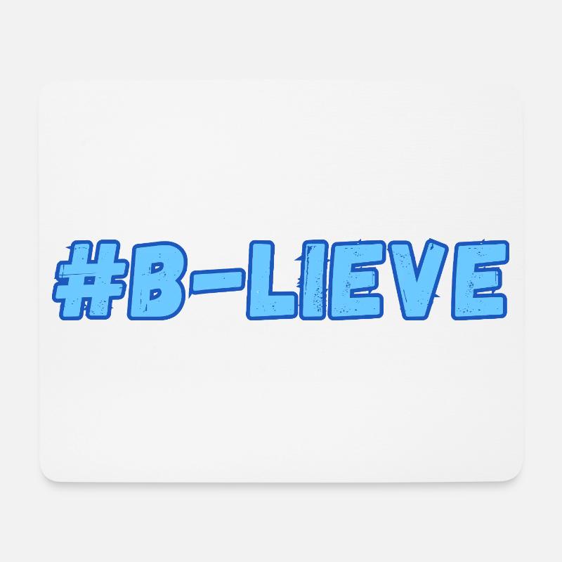 #B-Sweet-Druck - Mousepad (Querformat) - Weiß
