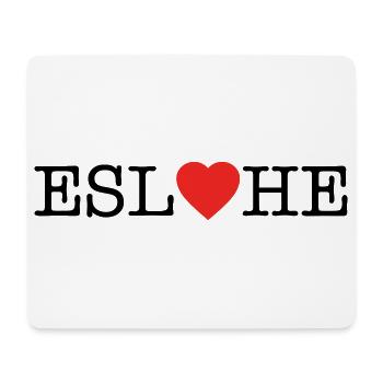 Eslohe - Tapis de souris (format paysage) - blanc - Devant