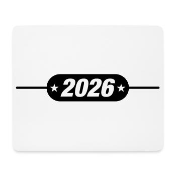 2026 year - Mouse Pad (horizontal) - white - Front