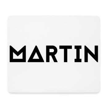 First name Martin - Mouse Pad (horizontal) - white - Front