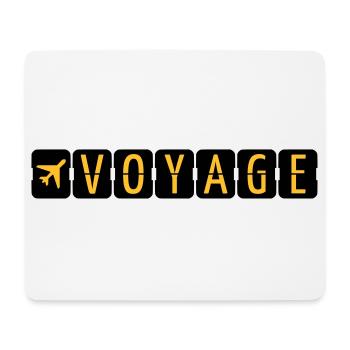 Voyage - Tapis de souris (format paysage) - blanc - Devant