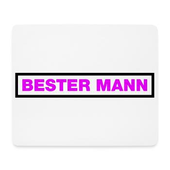 Bester Mann - Mousepad (Querformat) - Weiß - Vorne