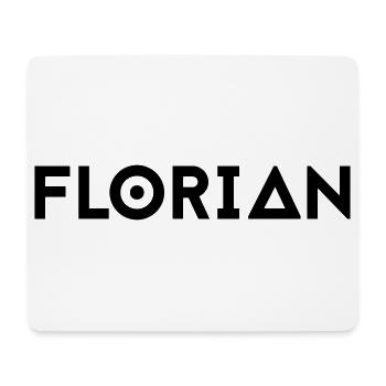 Prénom Florian - Tapis de souris (format paysage) - blanc - Devant