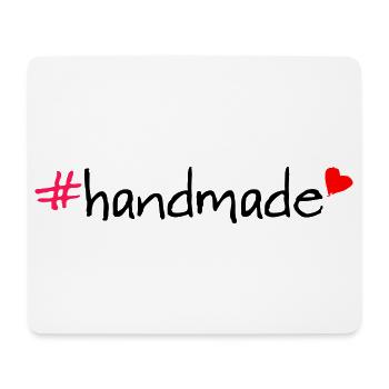 Handmade Hashtag Saying T-Shirt - Mouse Pad (horizontal) - white - Front