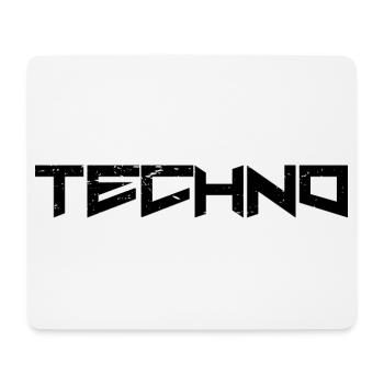 Techno - Mouse Pad (horizontal) - white - Front