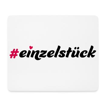 Einzelstück - Mousepad (Querformat) - Weiß - Vorne