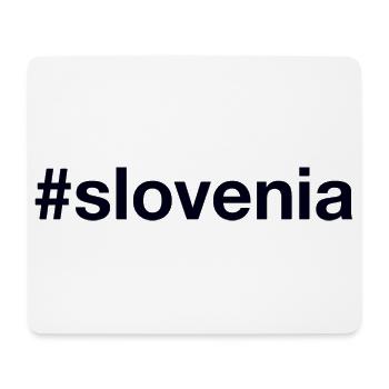 SLOVENIA Hashtag Slowenien - Mouse Pad (horizontal) - white - Front
