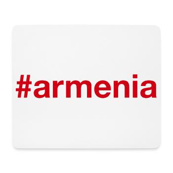 Armenia Armenien Hashtag - Mouse Pad (horizontal) - white - Front