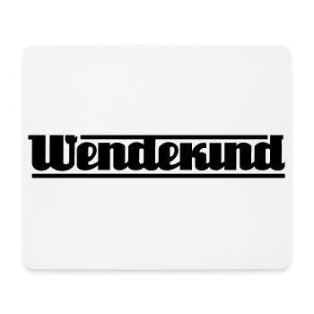 Wendekind Schriftzug (Farbe anpassbar) - Mousepad (Querformat) - Weiß - Vorne
