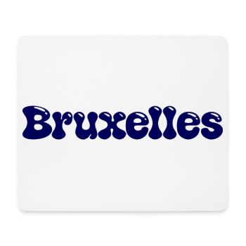 Brussels Retro Groovy Navy Blue - Mousepad (Querformat) - Weiß - Vorne
