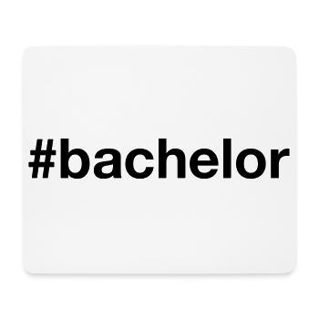 BACHELOR Hashtag - Mousepad (Querformat) - Weiß - Vorne