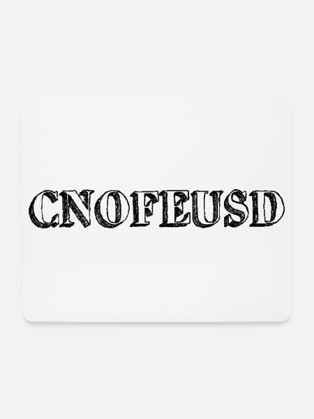 Verwirrt - Mousepad (Querformat) - Weiß