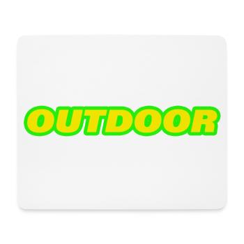OUTDOOR - Mousepad (Querformat) - Weiß - Vorne