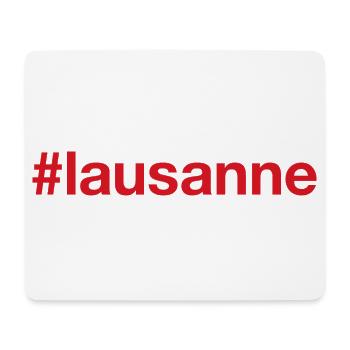LAUSANNE Suisse Schweiz - Mousepad (Querformat) - Weiß - Vorne