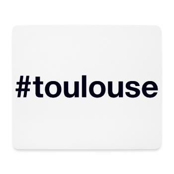 TOULOUSE Hashtag - Tapis de souris (format paysage) - blanc - Devant