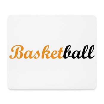 Basket Ball / Basketball / Basktet-Ball / Sport - Tapis de souris (format paysage) - blanc - Devant