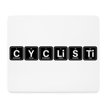 Cyclisti Chem Minimal - Mousepad (Querformat) - Weiß - Vorne