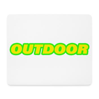 Outdoor - Mouse Pad (horizontal) - white - Front