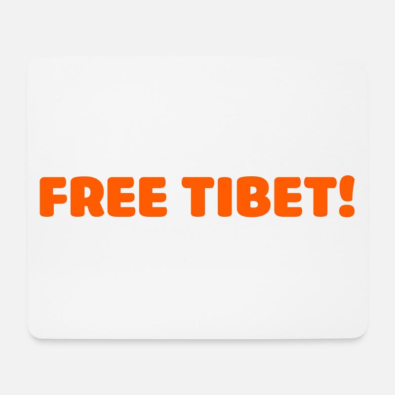 free tibet - Mouse Pad (horizontal) - white