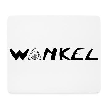 Wankel lettering - Mouse Pad (horizontal) - white - Front