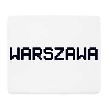 WARSZAWA Varsovie Warschau - Tapis de souris (format paysage) - blanc - Devant