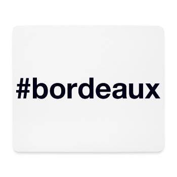 BORDEAUX Hashtag - Tapis de souris (format paysage) - blanc - Devant