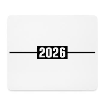 2026 Line - Mouse Pad (horizontal) - white - Front