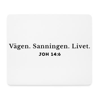 Die Art und Weise. Die Wahrheit. Leben. - Mousepad (Querformat) - Weiß - Vorne