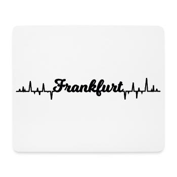 Die Frankfurter Fans - Mousepad (Querformat) - Weiß - Vorne