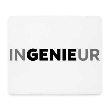 InGENIEur - Mousepad (Querformat) - Weiß - Vorne