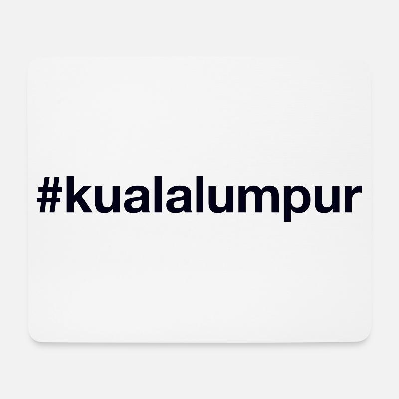 KUALA LUMPUR Hashtag Malaysia - Mouse Pad (horizontal) - white